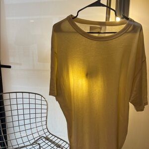 Citizens Of Humanity Cream Short Sleeve Tee